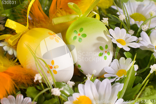 Image of easter eggs