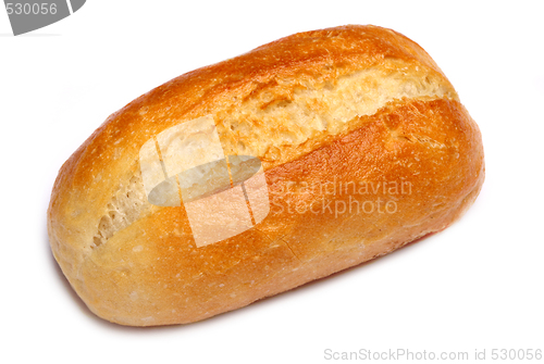 Image of bread isolated on white