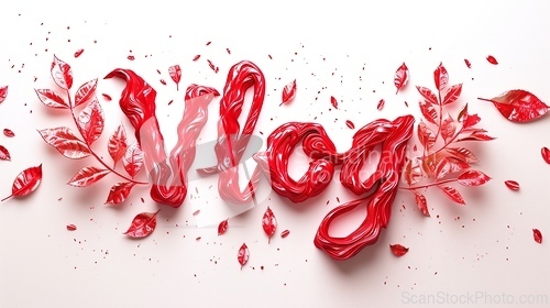 Image of The word Vlog created in Modern Calligraphy.