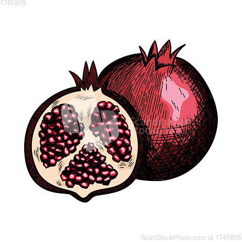 Image of Icon Of Pomegranate