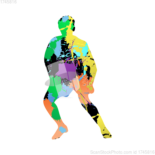 Image of Soccer (Football) Player Silhouette