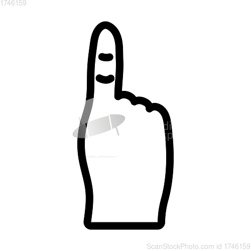 Image of Fans Foam Finger Icon