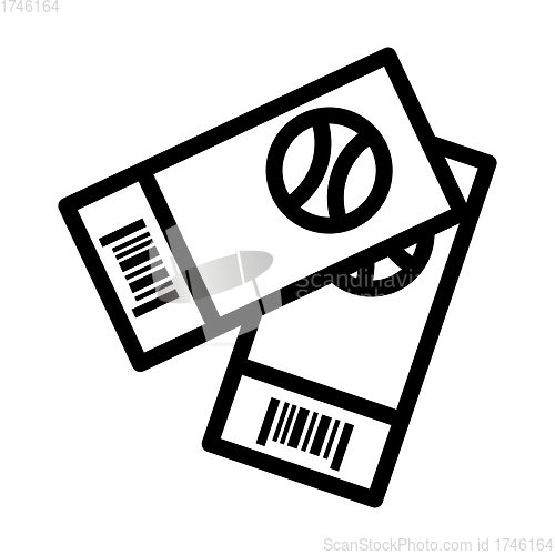 Image of Baseball Tickets Icon