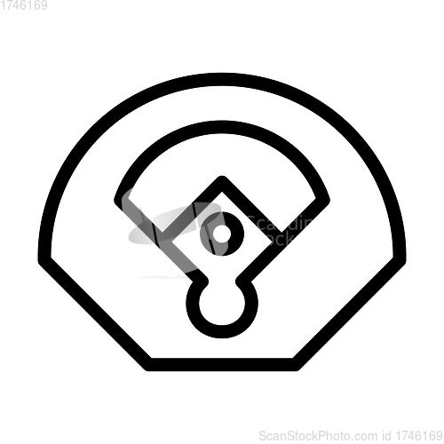 Image of Baseball Field Aerial View Icon