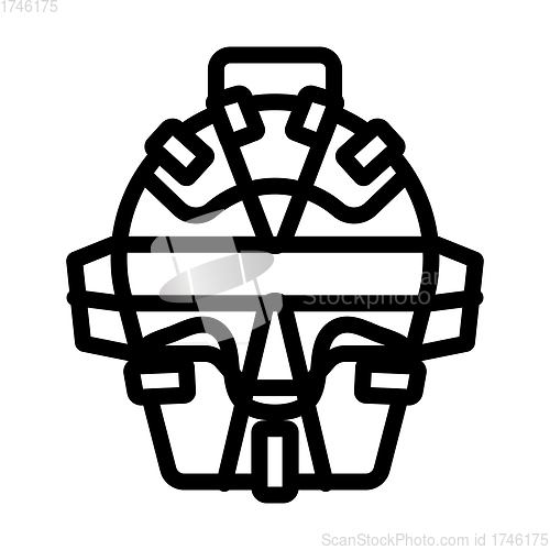 Image of Baseball Face Protector Icon