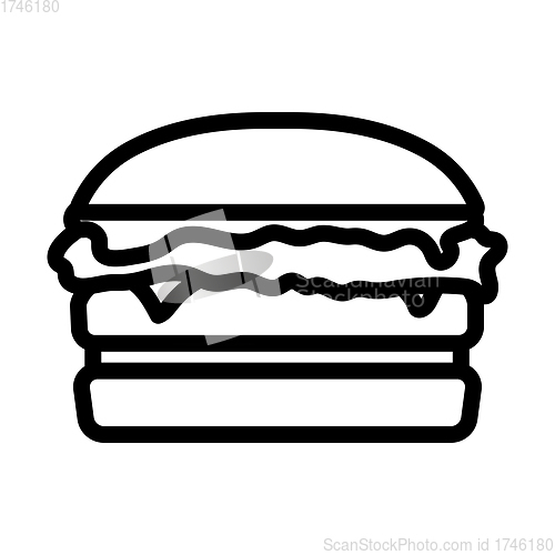 Image of Icon Of Hamburger