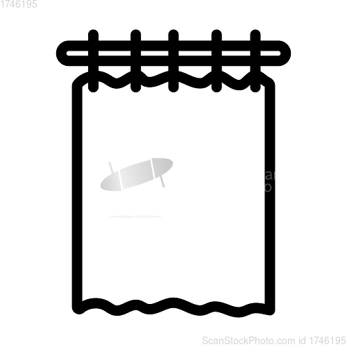 Image of Bath Curtain Icon