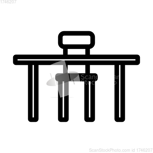 Image of Icon Of Table And Chair