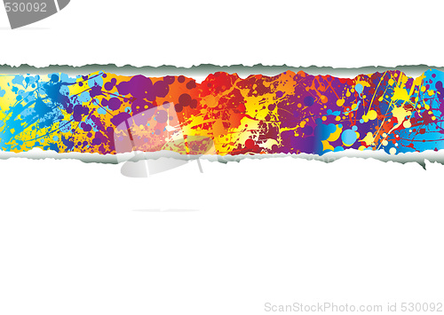 Image of clean tear rainbow