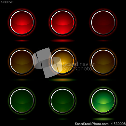 Image of traffic light buttons