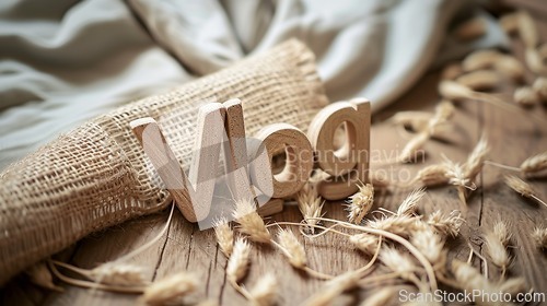 Image of Beige Vlog concept creative art poster.