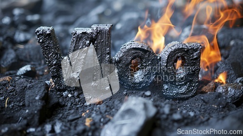 Image of Coal Vlog concept creative art poster.