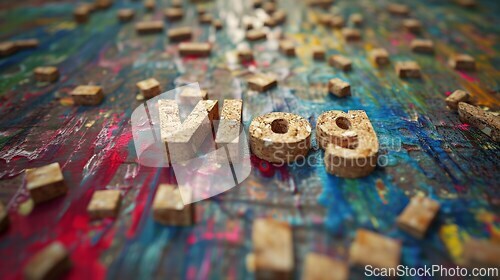 Image of Cork Vlog concept creative art poster.