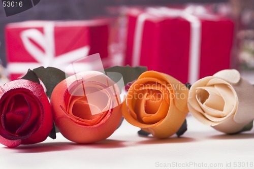 Image of presents for a woman