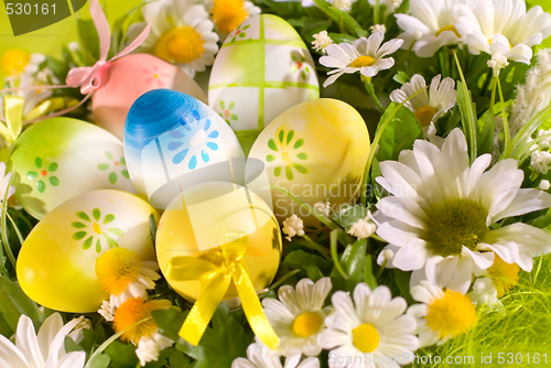 Image of easter eggs