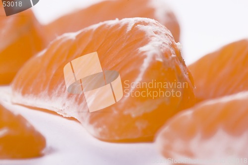 Image of mandarin pieces