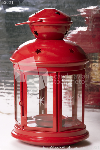 Image of red lamp