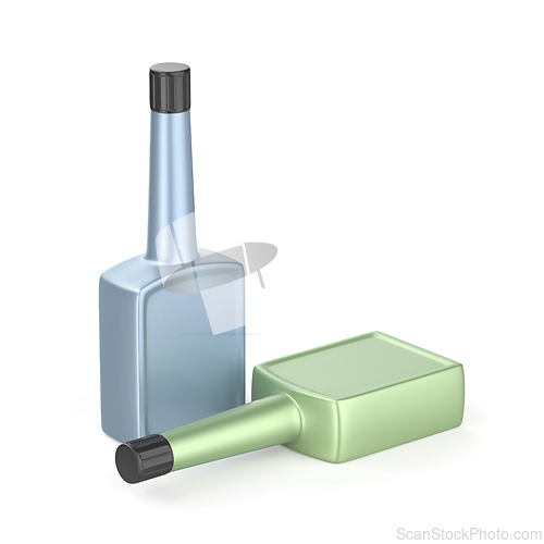 Image of Two different plastic bottles