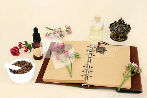 Image of Valerian Herb Root For Natural Herbal Medicine