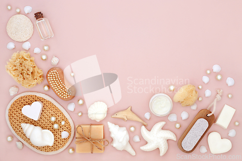 Image of Natural Anti Aging Spa Beauty Treatment Skincare Accessories