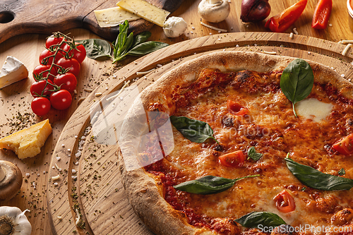 Image of Italian pizza Margherita