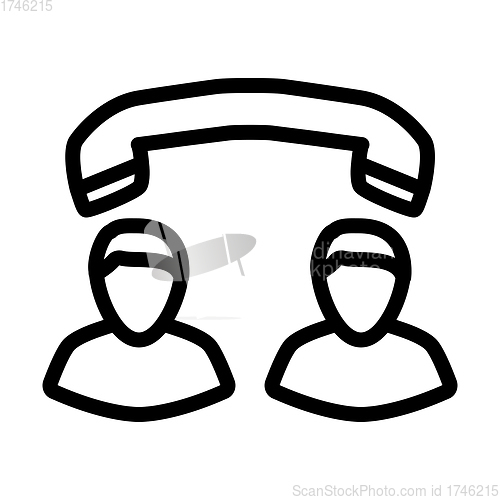 Image of Icon Of Telephone Conversation