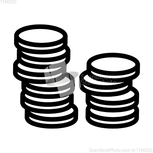 Image of Icon Of Stack Of Coins