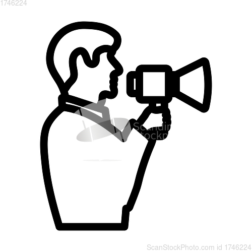 Image of Icon Of Man With Mouthpiece