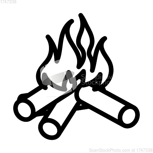 Image of Icon Of Camping Fire