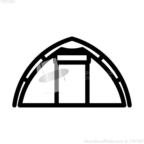 Image of Icon Of Touristic Tent