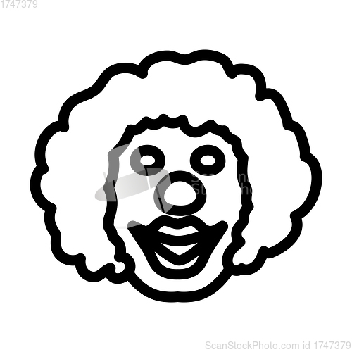 Image of Party Clown Face Icon