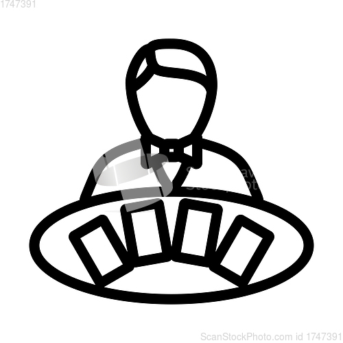 Image of Casino Dealer Icon