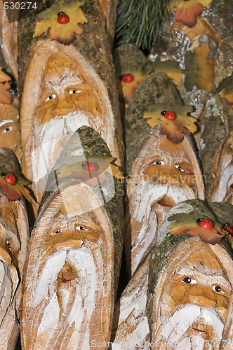 Image of Wooden gnomes