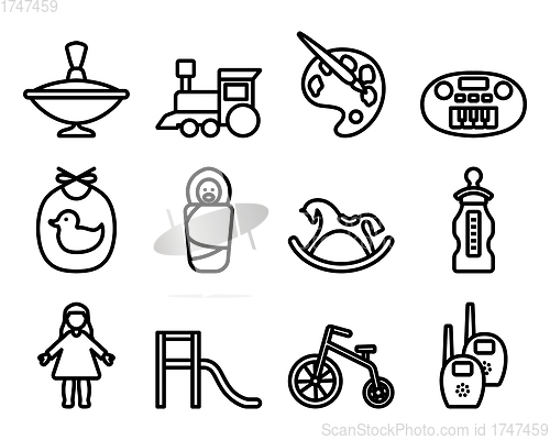 Image of Baby Icon Set