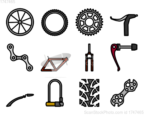 Image of Bike Icon Set