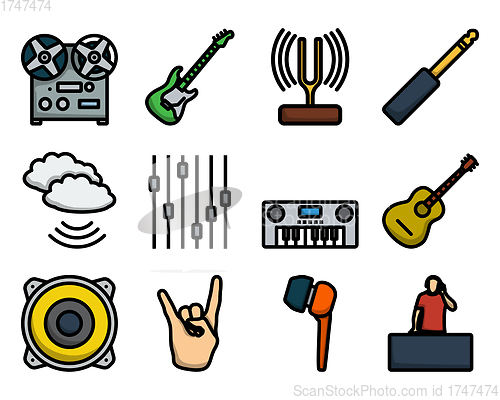 Image of Music Icon Set
