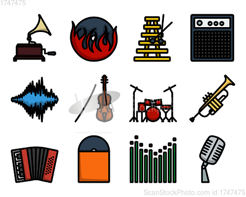 Image of Music Icon Set