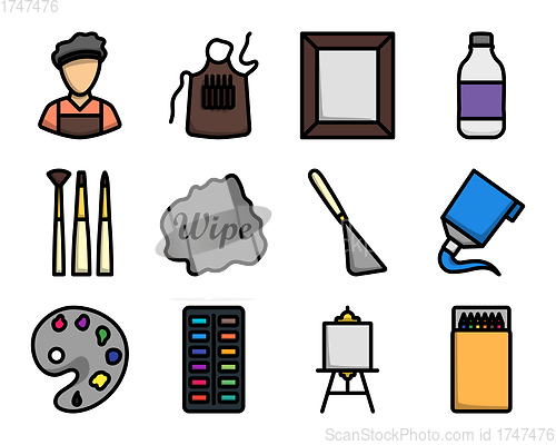 Image of Painting Icon Set