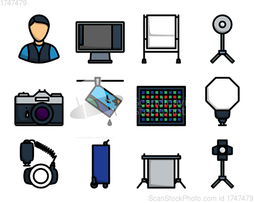 Image of Photography Icon Set