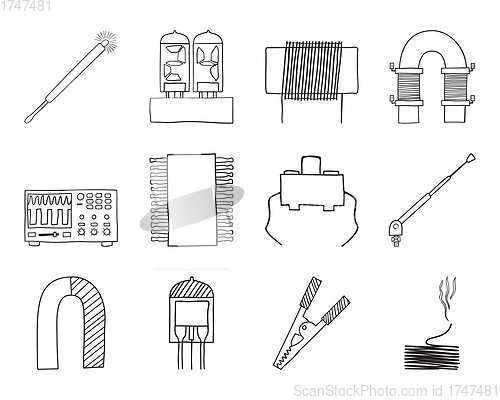 Image of Soldering Icon Set