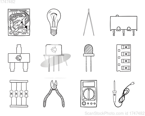 Image of Soldering Icon Set
