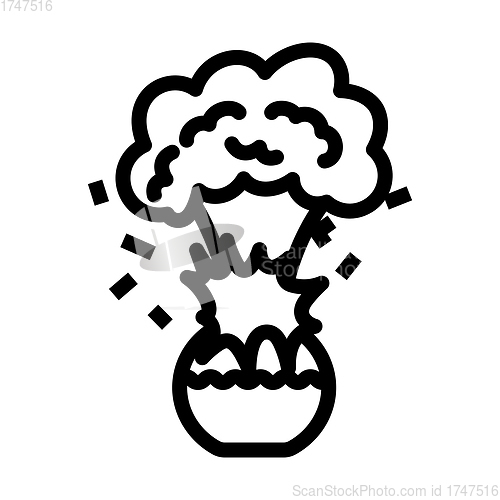 Image of Icon Explosion Of Chemistry Flask