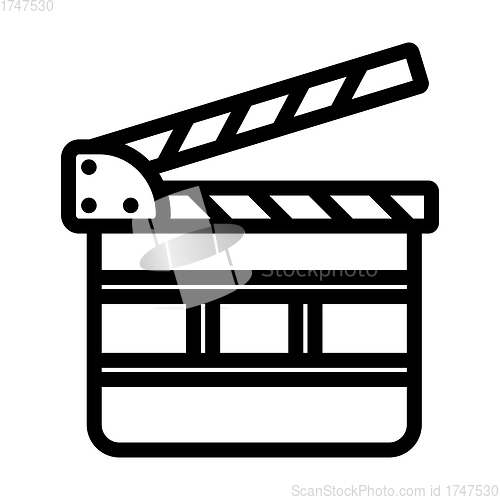 Image of Movie Clap Board Icon