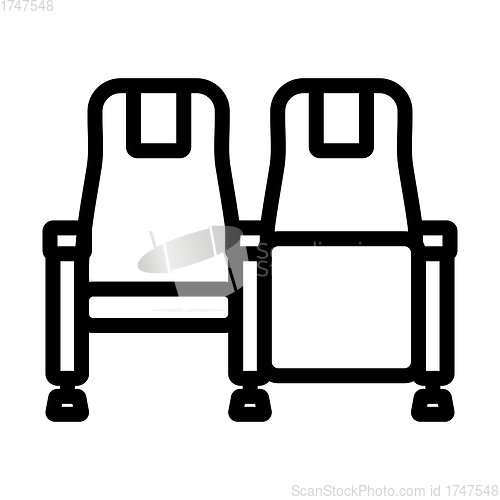 Image of Cinema Seats Icon