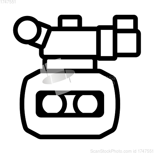 Image of 3d Movie Camera Icon