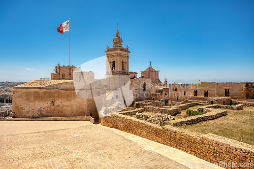 Image of The citadel of Ir-Rabat, Victoria city, Gozo island Malta