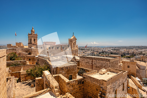 Image of The citadel of Ir-Rabat, Victoria city, Gozo island Malta