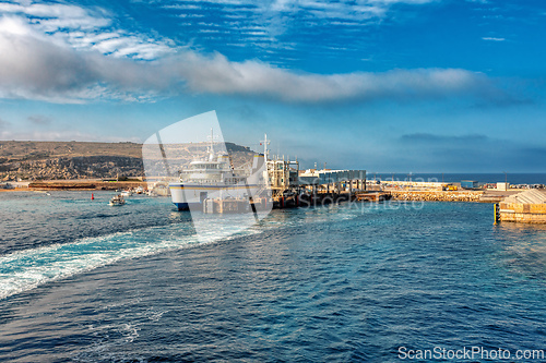 Image of Cirkewwa Passenger Terminal, ferry to island Gozo. Malta