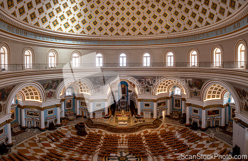 Image of Rotunda of Mosta, Sanctuary Basilica of the Assumption of Our Lady. Malta