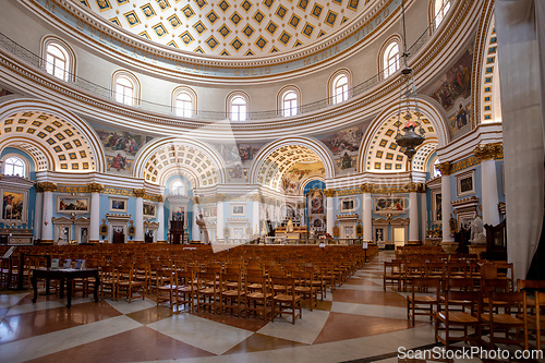 Image of Rotunda of Mosta, Sanctuary Basilica of the Assumption of Our Lady. Malta